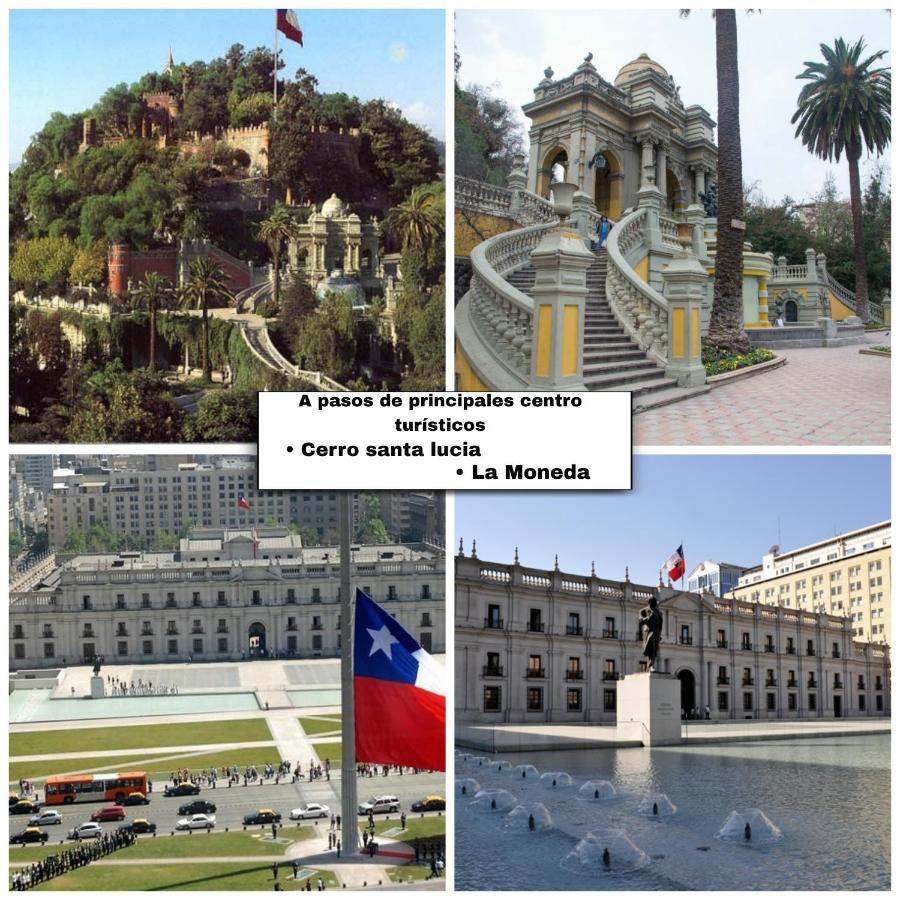Centrico, Comodo Y Moderno Con Vista Privilegiada Hasta 4Pers Santiago de Chile Zewnętrze zdjęcie